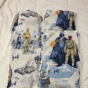 Pottery Barn - Star Wars Twin Sheet with pillow case  Set - Multicolor